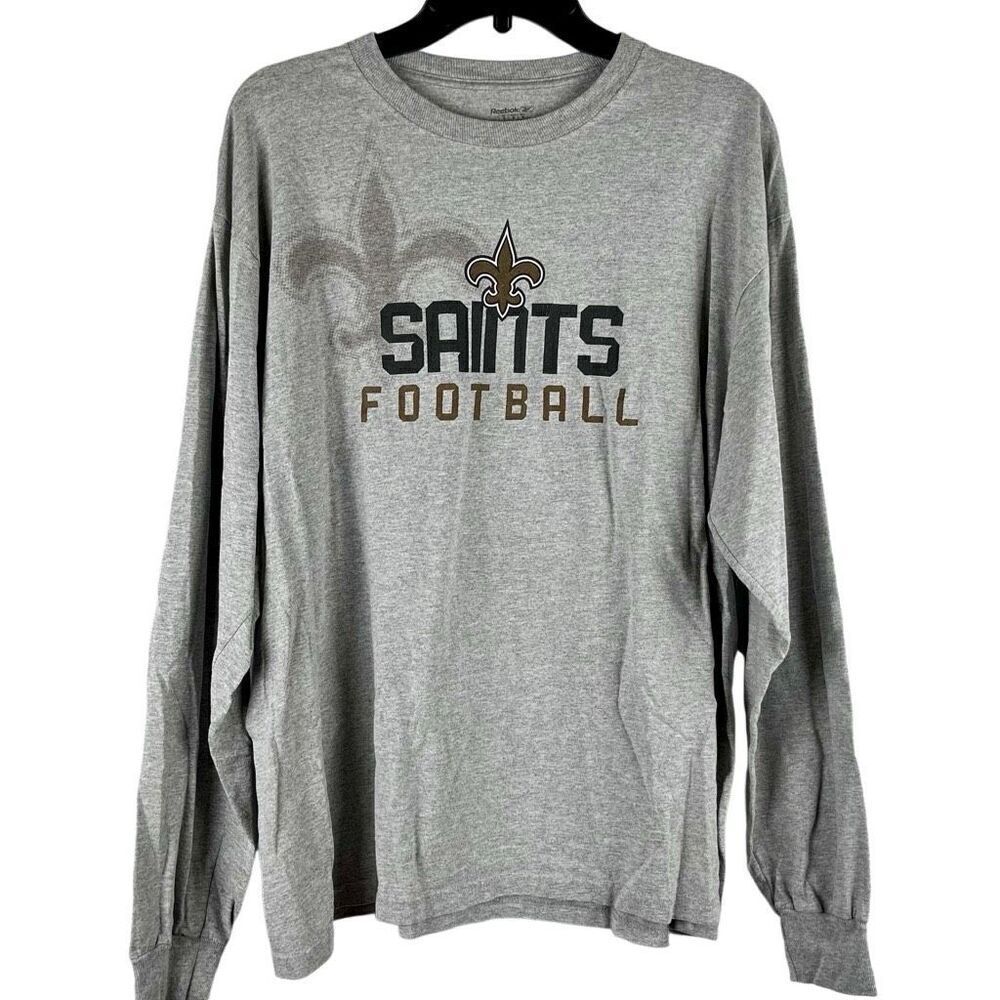 Reebok Saints New Orleans Football Long Sleeve Medium